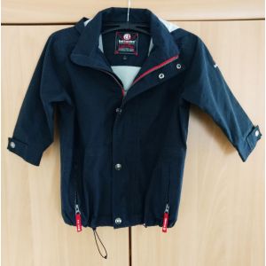 Parka Veste Bleu Marine A Capuche. Bermudes. Polyester. Taille 4 Ans - Occasion