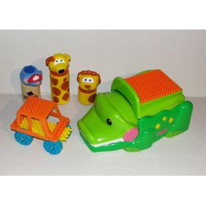 Crocodile Sonore Clipo Fisher Price - Lot Mes Premiers Clipos 46 Pieces - Occasion
