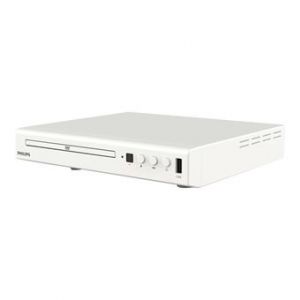 TAEP200W blanc white blanco lecteur DVD philips PHILIPS Dolby Digital Connectiques design HDMI Sortie vid&eacute;o composite Sortie audio analogique USB Formats DVD CD-r/-rw WMA MP3 avec T&eacute;l&eacute;commande - Occasion