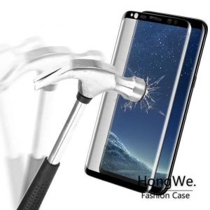 Luffyshop&reg; Samsung Galaxy S8 Plus Protection &Eacute;cran En Verre Tremp&eacute;, 3d Incurv&eacute; Couverture Glass Screen Protector Pour Galaxy S8 Plus - Noir - Occasion