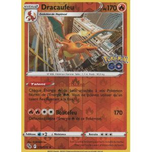 Carte Pokemon - Dracaufeu - 010/078 - Holo-Reverse - Eb10,5 - Pokemon Go - - Occasion