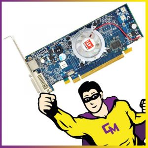Carte Graphique AMD Radeon HD2350 64Mo LP PCI-Express DVI S-Video High-Profile - Occasion