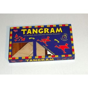 Tangram En Bois - University Games 1998 - Jeux De Formes Géométriques Puzzles Chinois - Occasion