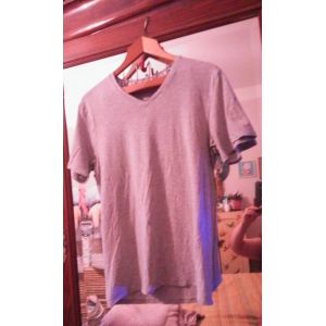 Tee Shirt Gris L Dim. - Occasion
