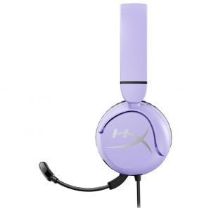 HyperX Cloud Mini - Micro-casque - sur-oreille - filaire - Suppresseur de bruit actif - jack 3,5mm - mauve - Occasion