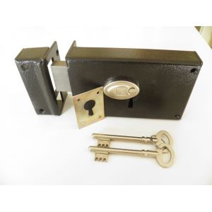serrure applique HERACLES M X-753-02 Horizontal, Pène dormant 140x85, 2 clés 6 gorges,canon 45mm GAUCHE - Occasion