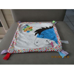 Doudou Plat Imprim&eacute; Fleur Et Bourriquet Disney Nicotoy Simba Toys Benelux - Occasion