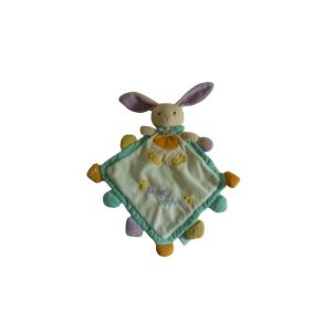 Doudou Lapin Super Doudou Plat Bon État Baby'nat - Occasion