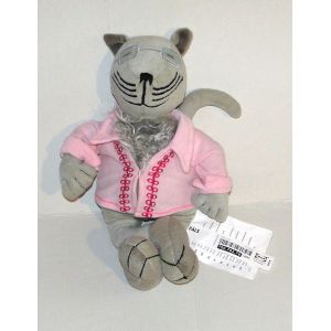 Peluche Chat Pals Veste Rose Ikea - Doudou Animal 34 Cm - Occasion