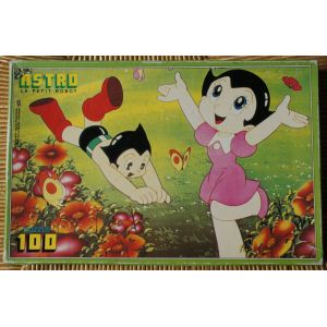 Puzzle Astro Le petit robot Escapade : Uranie et Astro 100 pièces 28 x 20 cm - Occasion