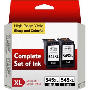 Cartouche 545 Xl Noir, Pg-545 Xl Pack De 2 Remplacement Pour Cartouche Encre Canon 545, Cartouches Imprimante 545Xl Pour Pixma Ts3300 Tr4500 Ts3450 Mg2550S Ts3150 Mx495 Mx490 Tr455[ENC942107] - Occasion