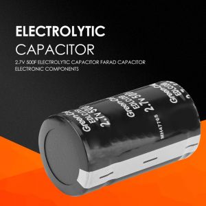 Condensateur électrolytique 2.7V 35x60mm 500F, pour la sécurité et la fiabilité, économique, composants électroniques - Occasion