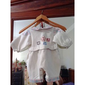 Body Blanc/Coloré 12 Mois Kimbaloo Vintage Années 90. - Occasion
