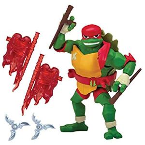 Tortues Ninja Rotmnt, Figurine Articul&eacute;e 12 Cm Avec Accessoires, Raph (Raphael), 12 Points D'articulation, Jouet Pour Enfants D&egrave;s 4 Ans, Tuab01 - Occasion
