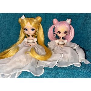 Lot De Figurines / Poup&eacute;es Sailor Moon : Serenity (Pullip) & Small Lady (Dal) - Occasion