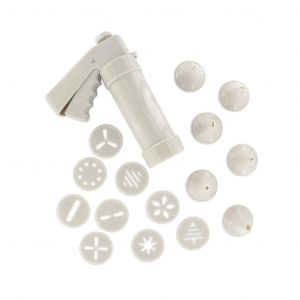 Presse-Biscuit Auchan 2 Usages 10 Grilles 6 Douilles Pour Faire Toutes Sortes De Biscuits . Recette Sur Le L'Emballage - Occasion