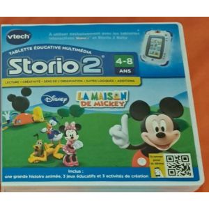 Vtech Jeu Storio 2 *** La Maison De Mickey - Occasion