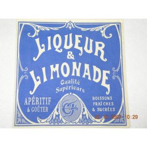 Lot De Serviettes Liqueur Et Limonade - Occasion