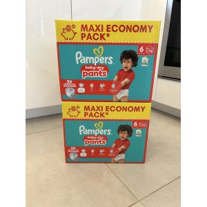 148 Couches Pampers Pants Baby Dry Taille 6 - Occasion