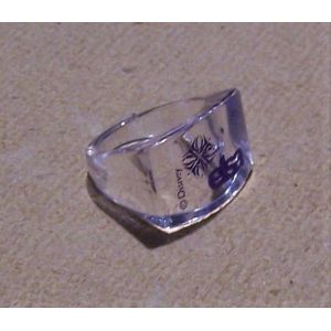 Bague Translucide Pour Petite Fille - Elsa De La Reine Des Neige - Disney - Taille 48 - Occasion