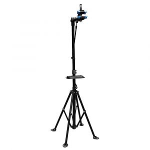 Support De R&eacute;paration V&eacute;los Pied D'atelier Vtt - Rotation &Agrave; 360 Degr&eacute;s - Bleu Fonc&eacute; - 100x56x108-190cm - Occasion