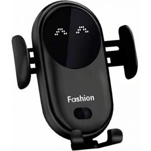 Smart Wireless Car Charger, Chargeur Sans Fil Voiture, Qi Chargeur Induction Voiture,Chargeur Sans Fil Voiture Rapide Automatic Clamping Porte Clip De Sortie D'air Support T&eacute;l&eacute;phone Voiture Le Noir, - Occasion