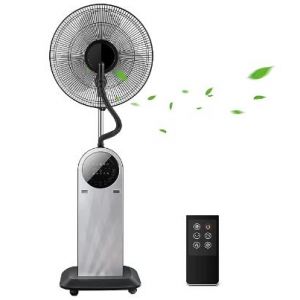 Forest Mist 33JTU - 95W, Ventilateur brumisateur d'int&eacute;rieur avec t&eacute;l&eacute;commande. Minuterie programmable jusqu'&agrave; 8h avec arr&ecirc;t automatique. Fonction ionique, affichage LED - Occasion