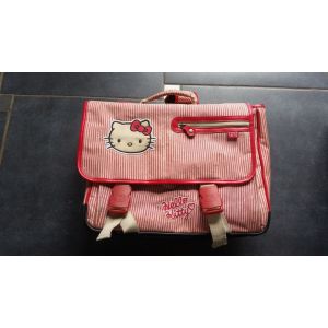 Cartable Hello Kitty Polyester Rouge - Occasion