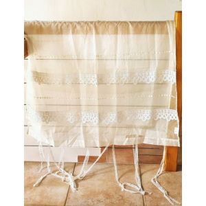 Voilage Aliénor Good Home Ivoire 1.10x2.60 100% Soie État Neuf - Occasion