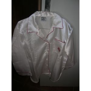 Pyjama Luc De Vedas Creations Veste Et Pantalon Polyester Taille 2 Blanc - Occasion