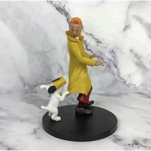 Figurine Tintin Milou Bd 18cm Mod&egrave;le Pvc Collection D&eacute;cor - Occasion