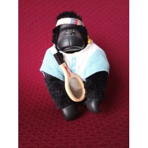 Peluche Gorille Magical Murphy Tennis Aj&eacute;na Vintage - Occasion