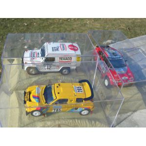 Lot 3 Norev 1/43 Peugeot 205t16+Mitsubishi Pajero+Mercedes 280 Ge Paris-Dakar-Norev - Occasion