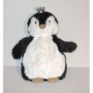 Peluche Pingouin Roi Bouillotte Chaud Froid Etam - Doudou Pingouin 42 Cm - Occasion