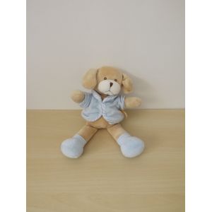 Doudou Chien Beige Bleu Kimbaloo - Occasion