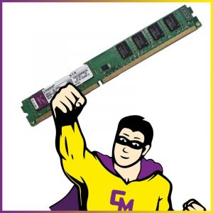 2GB RAM DDR3 Kingston KVR1333D3N9K2/4G PC3-10600 1333 Mhz DIMM Low Profile CL9 1.5V 2Rx8 PC - Occasion