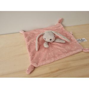 Doudou Lapin Gris Rose Étoiles Simba Toys - Occasion