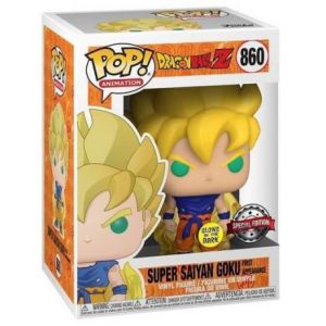Figurine Funko Pop - Dragon Ball N&deg;860 - San Goku Super Saiyan - Glow In The Dark (50337) - Occasion