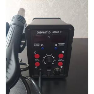 Poste de soudure 2 en 1 avec air chaud et fer &agrave; souder - Occasion