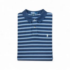 Reconditionné - Polo Manches Courtes Homme Bleu - Taille L - Homme - Bleu - Occasion