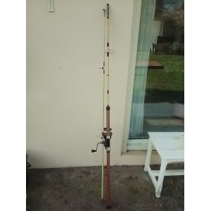 Canne A Peche Mer Et Surf Casting Avec Moulinet Bam 600 - Occasion