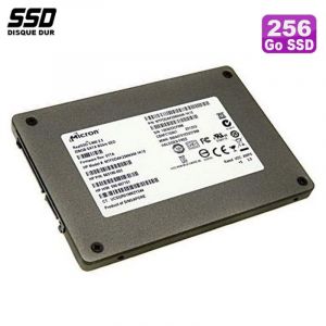 SSD 256Go 2.5" Micron HP MTFDDAK256MAM-1K12 652182-002 590-606145 040H 6Gbps - Occasion