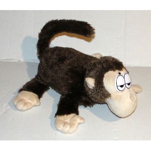 peluche singe interactif rigolo qui tourne sur lui m&ecirc;me chericole - Occasion