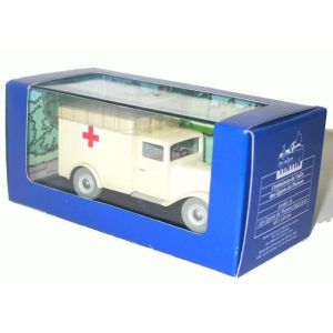 En Voiture Tintin : L'ambulance De L'asile Des " Cigares Du Pharaon - Occasion