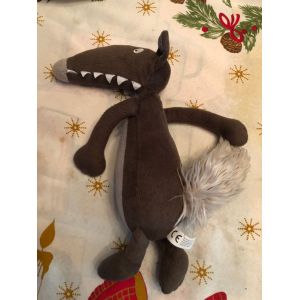 Peluche Doudou Loup Auzou 25 Cm 2014 - Occasion