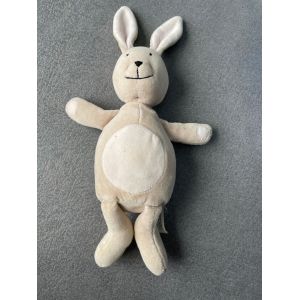 Doudou Peluche Lapin Beige Obaibi - Occasion