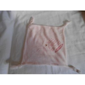 Doudou Plat Rose Quatres Noeuds Abeille - All I Need Is You - Baby Pooh Winnie Carre Disney Nicotoy Simba Toys Dickie - Occasion