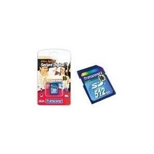 Transcend Ultra Speed - Carte m&eacute;moire flash - 512 Mo - 80x - SD - Occasion