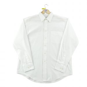 Reconditionn&eacute; - Chemise Classiques Homme Uni Blanc - Taille L - Homme - Blanc - Occasion