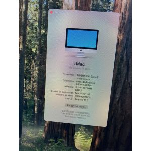 Apple iMac 21.5" fin 2015 Intel Core i5 - Ram 8 Go - DD 1 To - Occasion